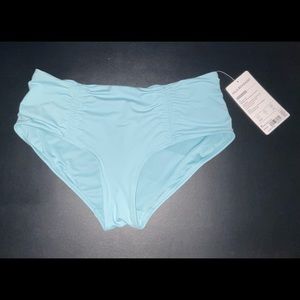 Womens Athleta Villa Board Short Bikini Bottoms, Size Small, Blue, NWT